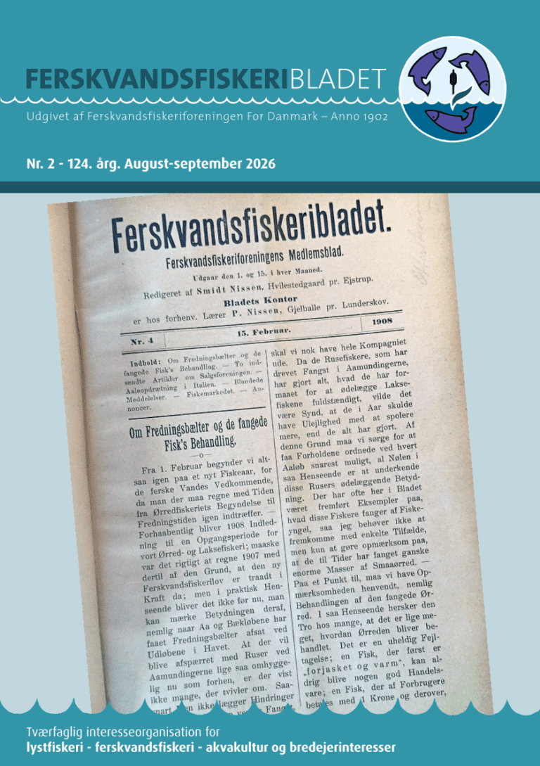 Forsiden af Ferskvandsfiskeribladet nr. 2, 2026